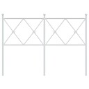  Sengegavl i metall hvit 120 cm 8721012374669