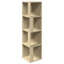  Hjørneskap sonoma eik 33x33x132 cm konstruert tre