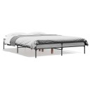  Sengeramme grå sonoma 120x200 cm konstruert tre og metall 8721012985506