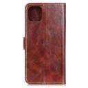 iPhone 12/12 Pro Lommebok-deksel med Magnetisk Lukning Brun