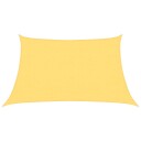 vidaXL Solseil 160 g/m² Beige 3/4x2 m HDPE