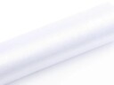 HVIT Gjennomsiktig Organzaløper 16 cm x 9 meter