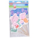 Kaketopper  Peppa Gris Sett/12 