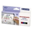 Whiteboard Marker Centropen skrå spiss, 4 stk.