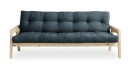 Karup Design GRAB Sovesofa 130x200 - Natur/Petrol blue 1580419-08-0 1580419-03-0