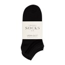 URBAN QUEST The Bamboo Women Footies 5-Pack - Black - 36-40