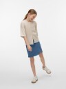 Vero Moda Girl Doffy 2/4 O Neck Button Cardigan Beige 158/164