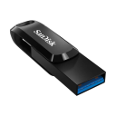 SanDisk Ultra Dual Drive Go 128GB USB-C Minnepenn - 3.2 Gen 1 Svart