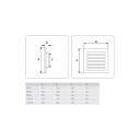 Flexit Sjalusirist Nippel Stål 6x6" - 49113