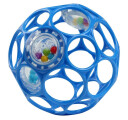 Oball Oball motorikkball og rangle 10 cm Blå