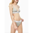 Calvin Klein BH Modern Cotton Lightly Lined Triangle gra Large Dame