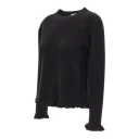 Kaos Dame Strikkevarer Svart M,