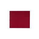 BookBinders Album 325x275mm Columbus Rose Red farge
