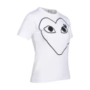 Comme des Garçons Play Dame Topper Hvit 2XS,