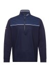 Callaway 1/4 Zip Printed Block Pullover With Odysset Logo   Navy   XL