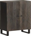  Skjenk svart 60x33x75 cm heltre mango 8721158447791