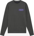 Lyle & Scott Branded Repeat Graphic Sweatshirt   GUNMETAL   XS