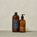 Simple Goods Empty glass bottle tom såpedispenser 500 ml Dish Soap brun