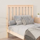 vidaXL Sengegavl 106x6x101 cm heltre furu