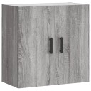  Veggskap grå sonoma 60x31x60 cm konstruert tre 8720845948191