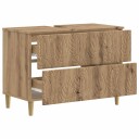 vidaXL Baderomsvaskeskap DELFT Artisan eik 82 x 41 x 59 cm