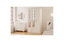 Beyric Garderobe 105x210 cm - Matt Hvit