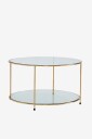 Ellos Home   Sofabord Missi diameter 80 cMessing