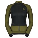 SCOTT RC Pro Warm Hybrid Gore Tex Windstopper Jakke Grangrønn/Sort til Kvinner
