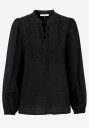 Freequent Skir bluse med broderi