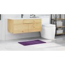  Badematte Rektangulær Lilla 50x80 cm Polypropylen Antiskli