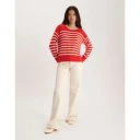 Ines de la Fressange Paris Dame Strikkevarer Rød XS,