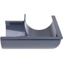 Plastmo 11" utvendig gjæring 90°, grafitt gray