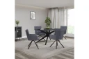 Dakona Spisebord Rektangulær 160x90 cm - Svart