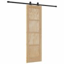 vidaXL Skyvedør med hardware sett 61x198,5 cm Solid Tre Furu