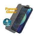PanzerGlass iPhone 12 Mini Privacy Skjermbeskytter med Anti-Bakteriell Funksjon