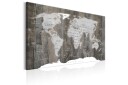 Tavle World Map: Wooden World 90X60 Artgeist sp. z o. o.