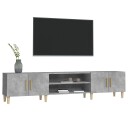 vidaXL TV-benk betonggrå 180x31,5x40 cm konstruert tre