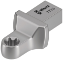 Wera 7776 Torque Wrench End Fitting Sølv 1 Stykker Chromium Vanadium Steel Cr V
