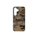 Forcell F Protect Levels Dual Layer 4D Deksel for Samsung Galaxy S25   Kompatibel med MagSafe Desert Camo