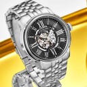 Stührling Original Herreklokke 4031.2 Atrium Sort/Stål Ø42 mm