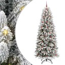  Kunstig juletre Hvit 93 x 93 x 240 cm PVC plast stål og PE