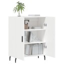 vidaXL Skjenk hvit 69,5x34x90 cm konstruert tre