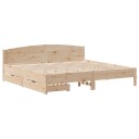  Sengeramme uten madrass 180x200 cm heltre furu