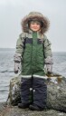 Didriksons Kids" Bjärven Coverall 4 Light Moss 100
