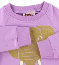 DYR Cph Collegegenser   ANIMAL Bellow   Soft Viola m. Gull Elefa   DYR   2 år (92)   Collegegenser   Lilla