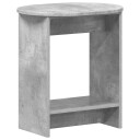 vidaXL Sidetabell Betonggrå 50 x 39,5 x 55 cm Konstruert tre