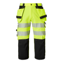 Top Swede 314 Craftsmen 3/4 Bukser Fluorescerende Gul/Sort, 1 stk. ,SBG-314175015C044 C60