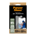 PanzerGlass Classic Fit Skjermbeskytter for iPhone 16e / 14 / 13 / 13 Pro med EasyAligner