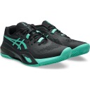 Asics Gel Resolution X Clay Tennis  og padelsko herre Black/Aurora Green 44,5