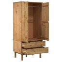 vidaXL Garderobe OTTA 76,5x53x172 cm heltre furu